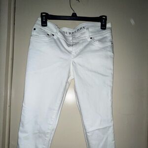 Burberry white pants